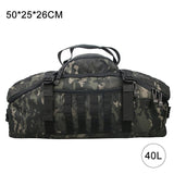 grand sac militaire de voyage randonnée 40l 60l 80l
