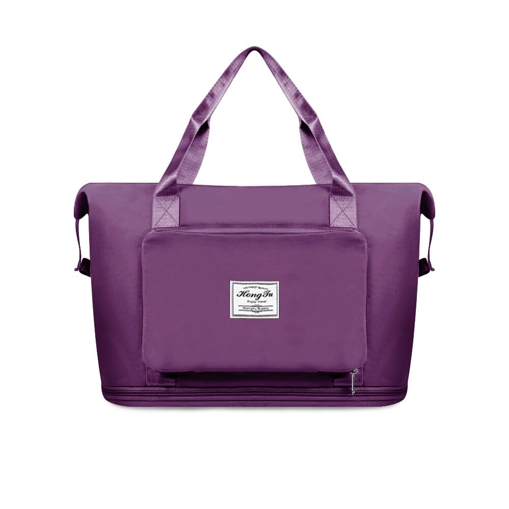 sac pliable extensible voyage violet