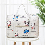 sac de voyage pliable famille panda