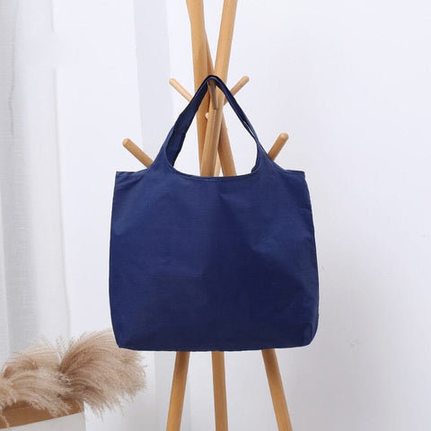 Sac de voyage pliable bleu - I'm off to see the world
