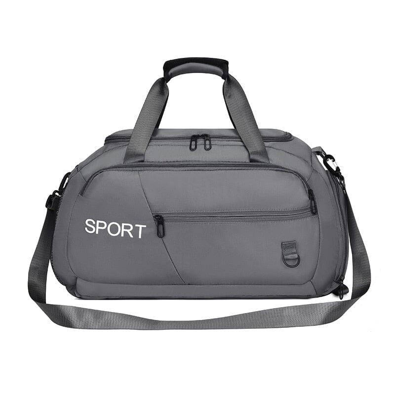 sac de voyage sport femme gris