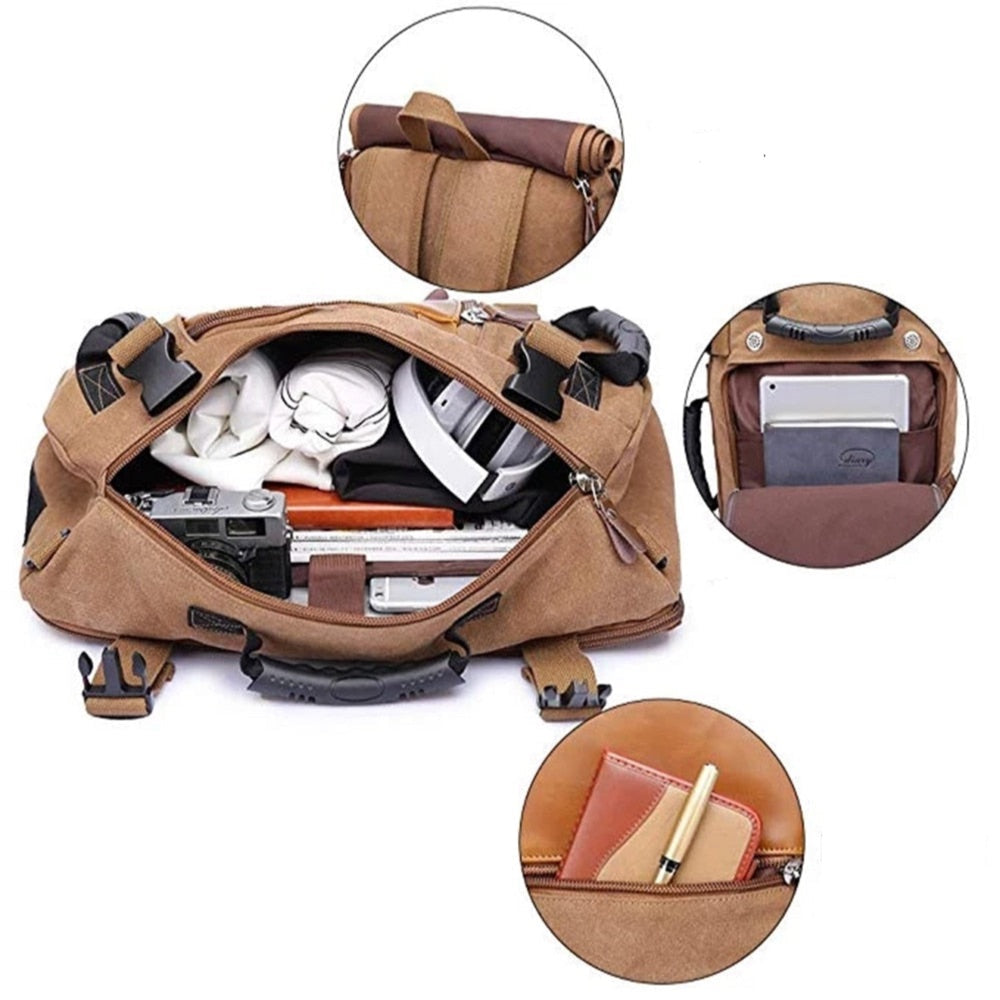 sac à dos voyage convertible vintage adventurer