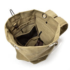 sac a dos voyage vintage baluchon militaire