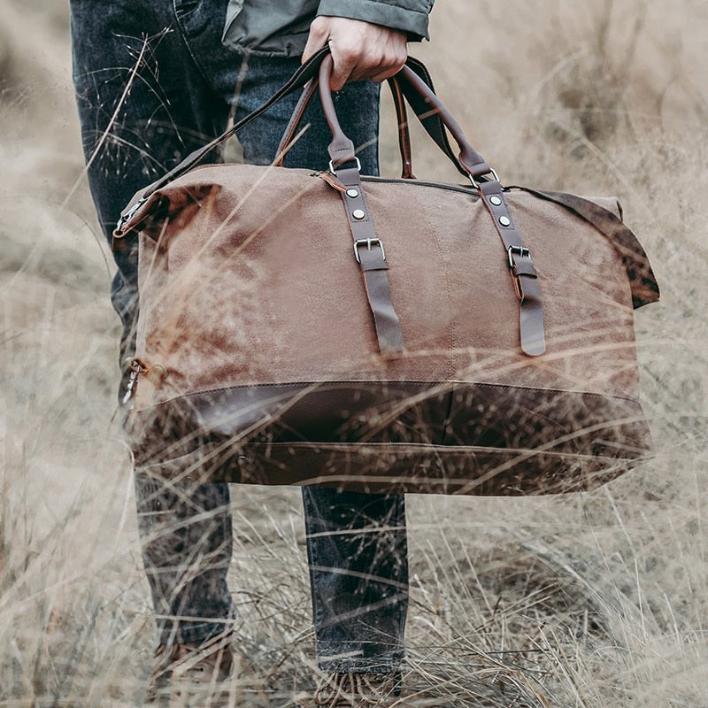 vintage sac voyage weekender bag