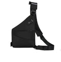 sac poitrine en nylon antivol homme noir