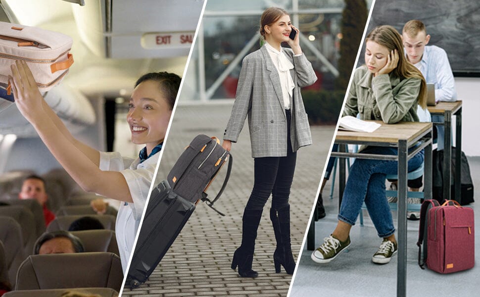 sac a dos voyage ordinateur femme connectée