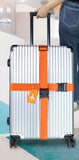 sangle de valise porte etiquette bagage avion orange