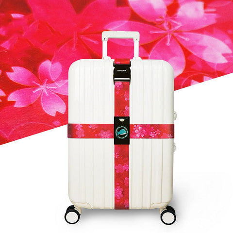 sangle pour valise fleur de sakura