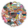 sticker usa voyage californie