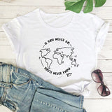 t shirt voyage femme if you never go you will never know