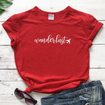 t-shirt voyage avion femme wanderlust