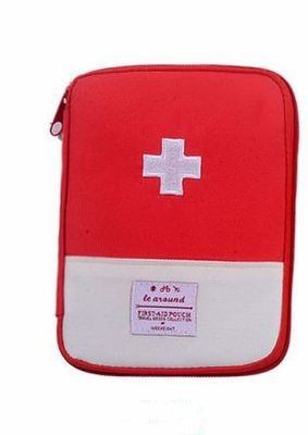 Grande Trousse à Pharmacie Voyage Vide First Aid Kit (Rouge)