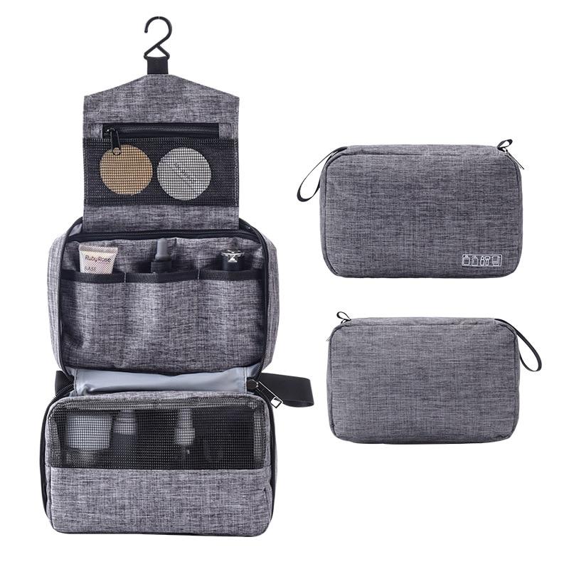 trousse de toilette voyage grise travelbasics