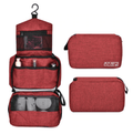 trousse de toilette rouge travelbasics