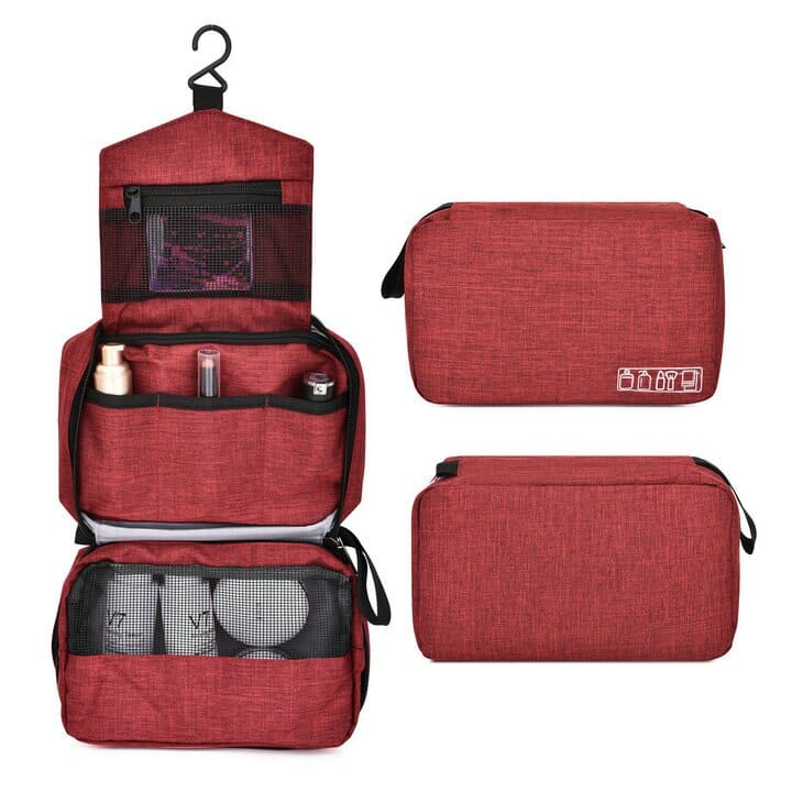 trousse toilette voyage travelbasics rouge