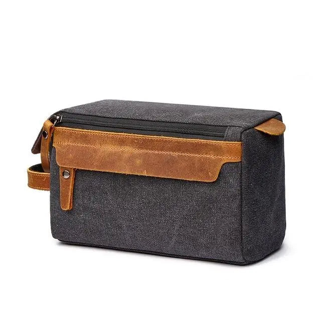 trousse toilette de voyage vintage traveler