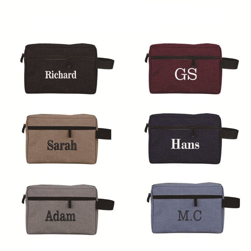 Trousse de Toilette Personnalisée <br>Tissu Oxford