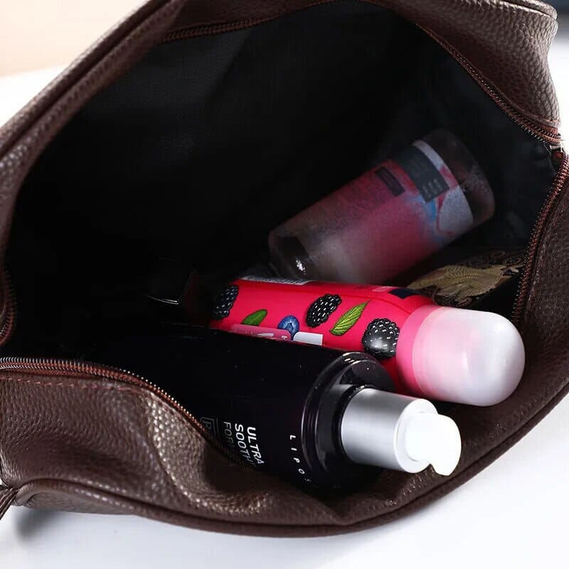 trousse de toilette personnalisée homme initiale