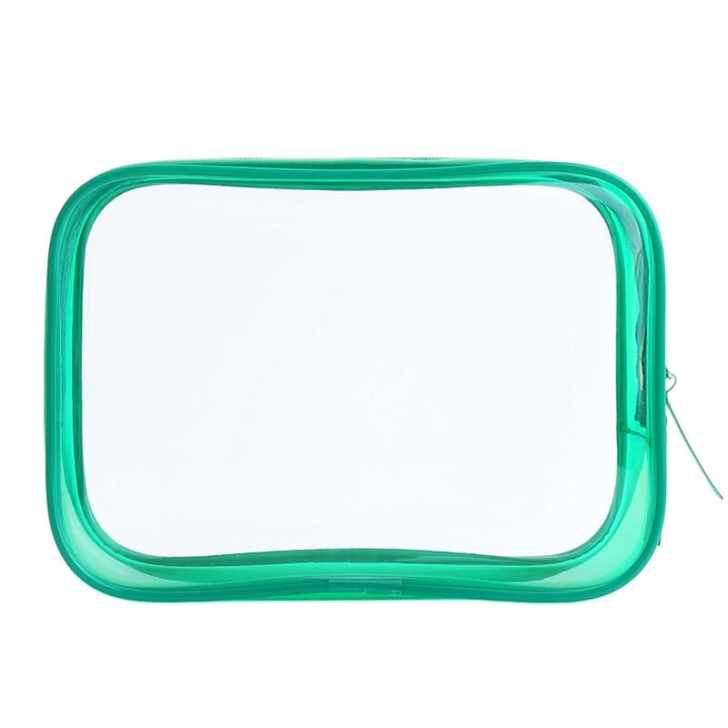 Trousse de Toilette Transparente <br>Verte