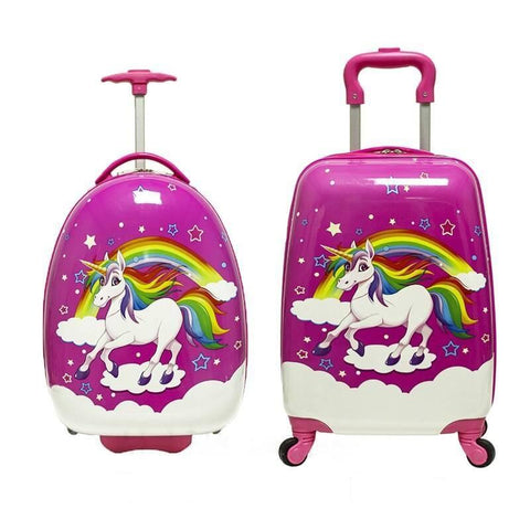 valise licorne arc-en-ciel