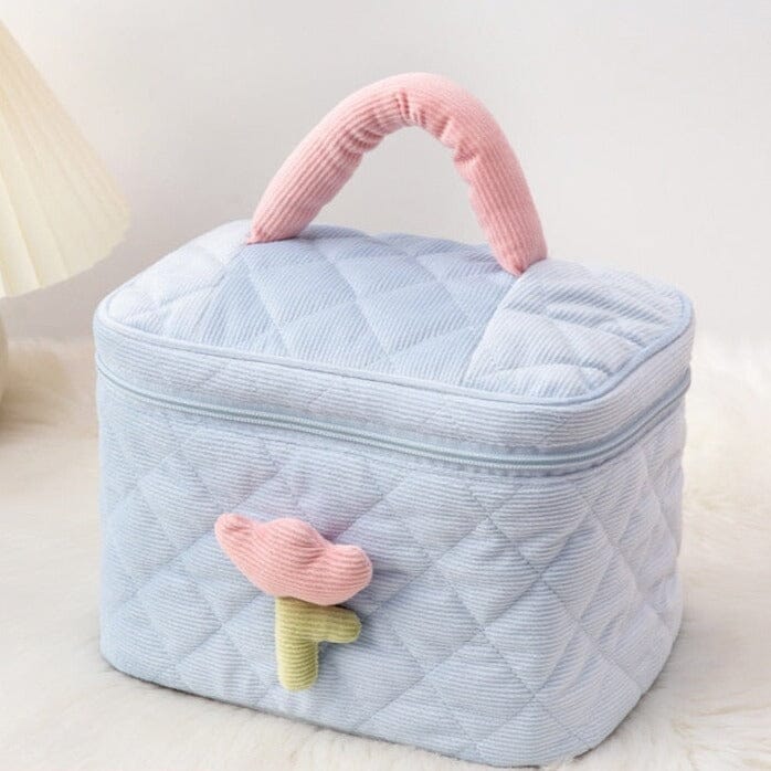 vanity voyage velours cotele femme tulipe